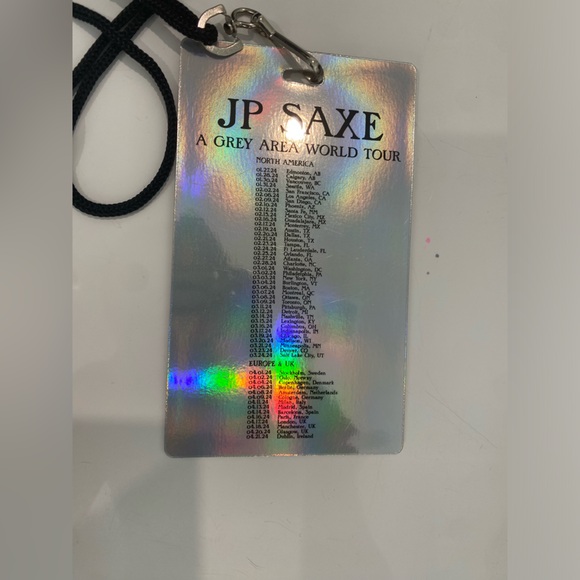 JP SAXE - A Grey Area World Tour - VIP Mech - Picture 4 of 5